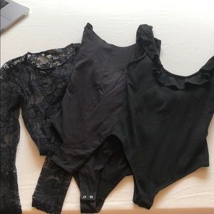 Black bodysuit bundle